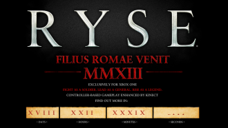 Ryse потвърден като ексклузивна за Xbox One игра