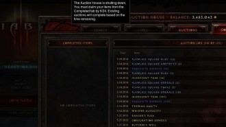 Killed by Death – аукционът на Diablo III умря