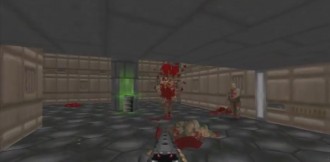 Вижте яката нова физика на оригиналния Doom