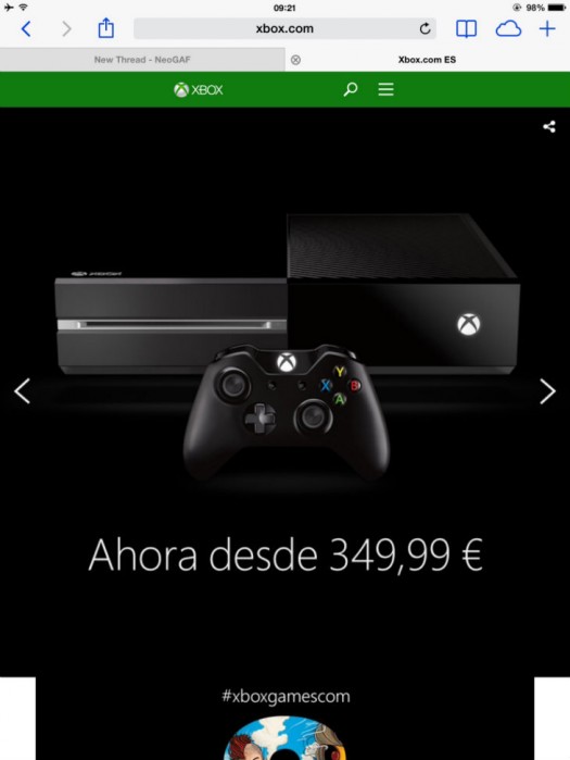 xbox one cena