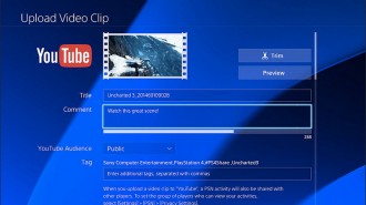 PlayStation 4 с YouTube приложение