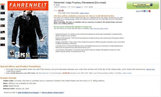 fahrenheit remastered