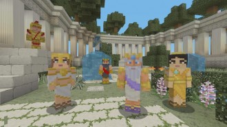 Minecraft с митологично DLC