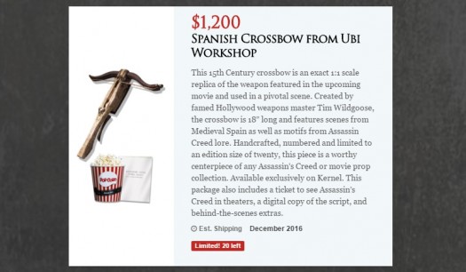 assassin's creed film arbalet