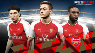 Konami и Арсенал сключват споразумение за PES 2018