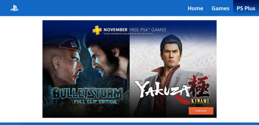 november playstation plus