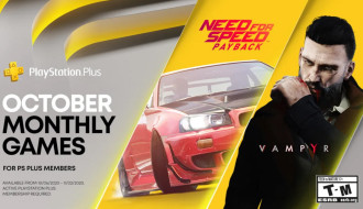 NFS: Payback и Vampyr са PS Plus игрите за октомври